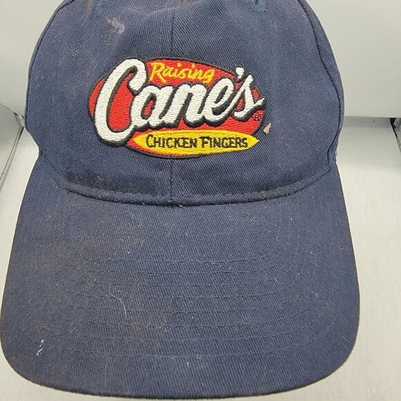 Raising Canes One Love Adults Blue Adjustable Baseball Hat Cap Work Wear Casual - Picture 9 of 9